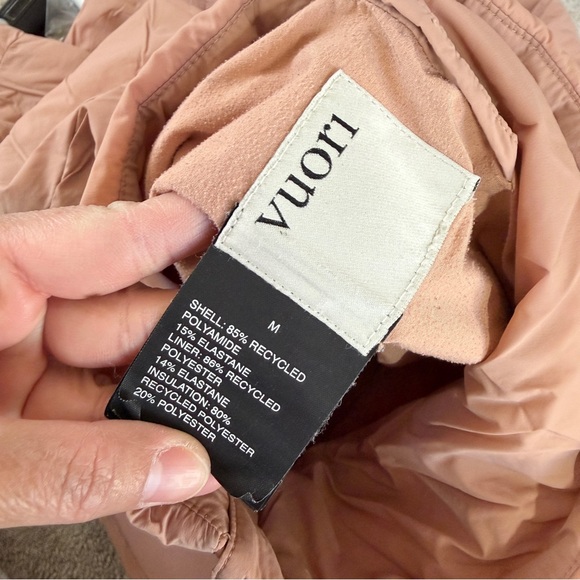 Vuori Women’s Canyon Insulated Jacket Full Zip Primaloft High Neck in Rose M - Picture 10 of 15